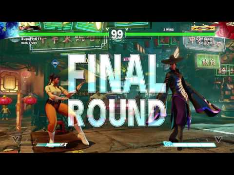 SupaFly611 (Chun Li) vs. DDRgasm (F.A.N.G.) ranked match
