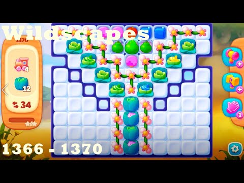 Wildscapes Level 1366 - 1370 HD Walkthrough | 3 - match game | gameplay | android | ios | pc | app