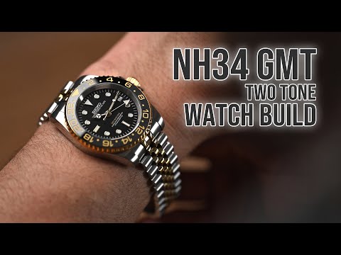 Building a NH34 GMT Two Tone Watch