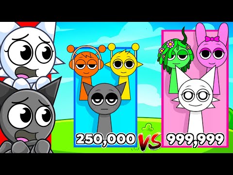 Sprunki BOYS vs GIRLS Power Level Comparison