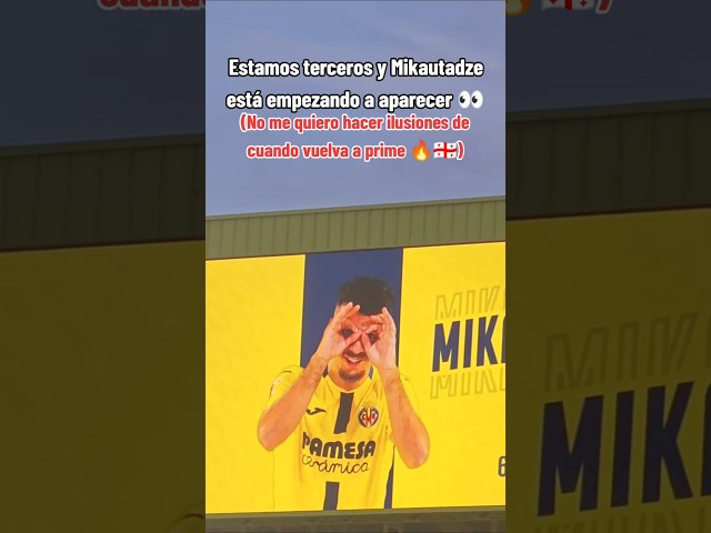 Vídeo relacionado con LJW Prints Póster firmado por el jugador de fútbol Georges Mikautadze 2025-2026 para fans del Villarreal