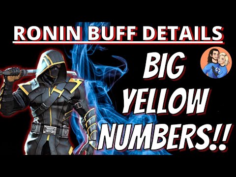 Full RONIN Buff Details Revealed - EVERYTHING YOU NEED TO KNOW!!!