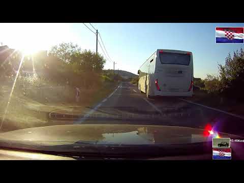 Driving from Tkon to Mrljane ( island of Pašman )