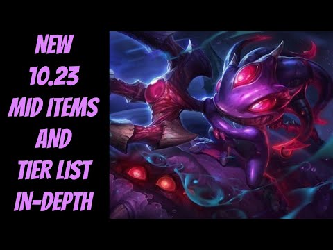 NEW 10.23 Mid Items + Tier List IN-DEPTH! -- League of Legends
