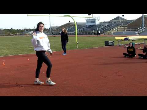 Short Approach High Jump Practice 6 strides