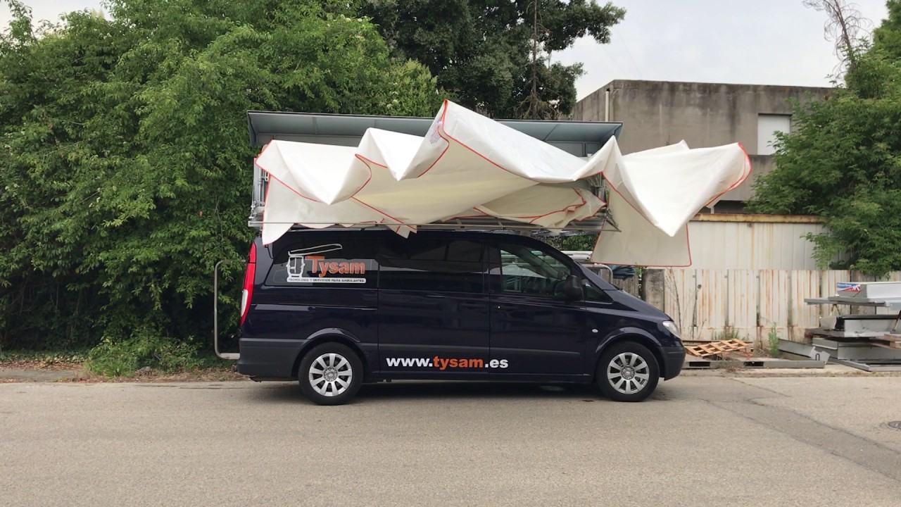 Watch Now Tenda per ambulanti automatica - modello Europlus 2017 Tenda per ambulanti automatica - modello Europlus 2017
