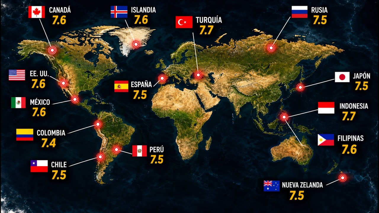 QUÉ ESTÁ PASANDO en EL MUNDO? ACABA de OCURRIR OTRO TERREMOTO