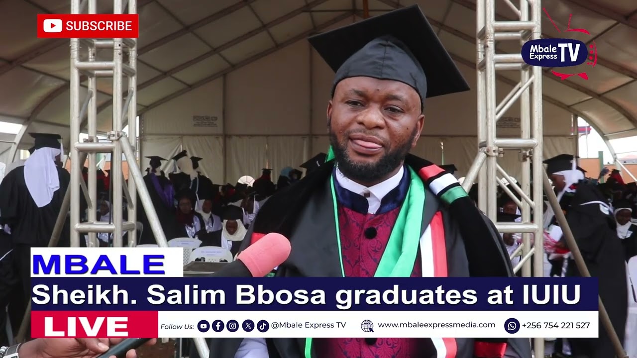 Sheikh Salim Bbosa graduates at IUIU