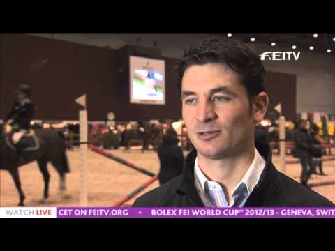 Rolex FEI World Cup 2012/13 Geneva - Steve Guerdat Interview