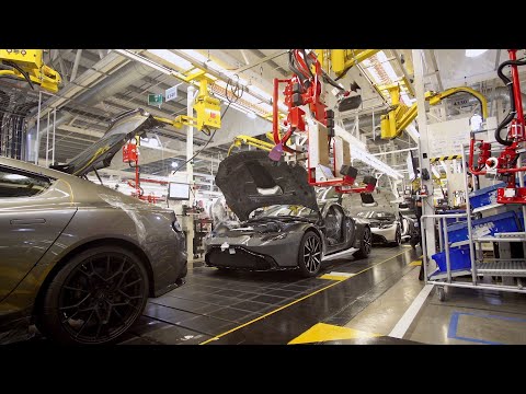 Aston Martin Factory Vantage Production Line
