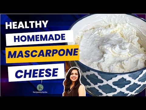 You Won't Believe How Simple it is to Make Mascarpone Cheese | Just 2 Ingredients | RecipesbyKanika