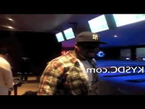 @50cent bowling with Gunplay MMG chain "Damn Son"