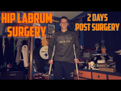 2 Days Post Surgery| Torn Hip Labrum/Impingement