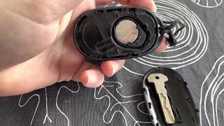 Replace battery in Fiat 500e key fob
