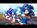 6 Versions of Sonic - The Race! (Movie, Modern, Boom, Classic, SATAM, LEGO) [Sonic Animation]