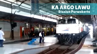 preview picture of video 'CC 206 13 67 - KA Argo Lawu memasuki stasiun Purwokerto.'