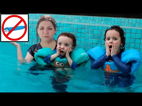 REGRAS DE CONDUTA para CRIANÇAS na PISCINA Rules of Condut for Children