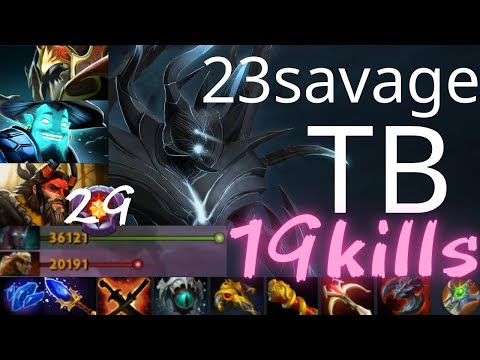 23savage Terrorblade vs Shadow Fiend, Lifestealer, Beastmaster - wait nyx then storm - dota2