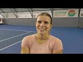 4th W25 EMPIRE Women's Indoor 2022: Jana Fett' interview after she has advanced to the singles final