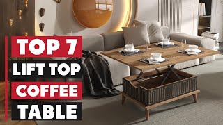 Top 7 Best Lift Top Coffee Tables for Small Spaces