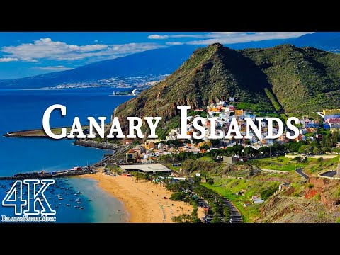 Canary Islands in 4k ULTRA HD - Wonderful Natural Landscape with Calming Music
