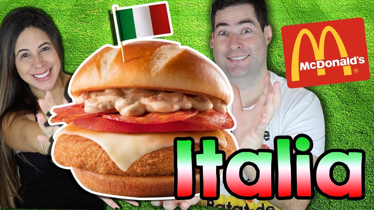 McItalia - Sanduíches da Copa Mcdonalds