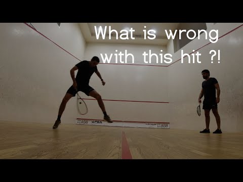 Playing SQUASH for the  1ST time | PRACTICING BASICS