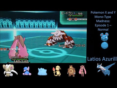 Pokemon X and Y Mono-Type Madness: Episode 1 - Normal