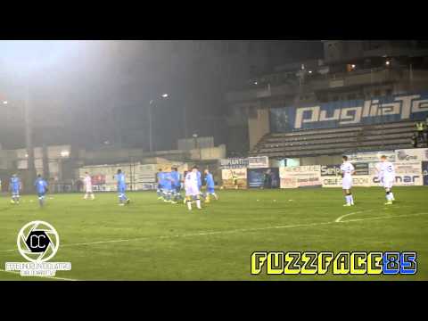 Martina-Savoia 3-1 [la coreografia iniziale, il gol di Montalto, i cori finali]