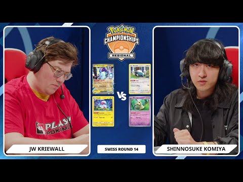 TCG Jw Kriewall Vs Shinnosuke Komiya - 2024 Pokémon Toronto Regional Championships Swiss R14