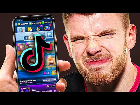 😫🤢Ich spiele TIKTOK DECKS auf 7.300 TROPHÄEN... (und bereue es) | Clash Royale Deutsch