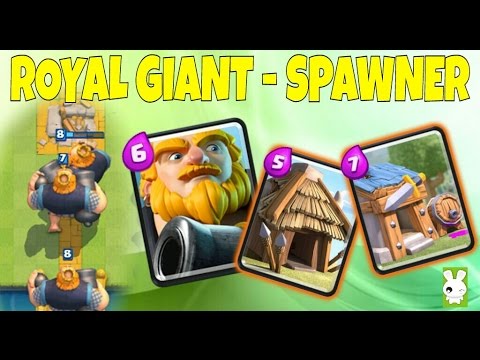 #ClashRoyale | ROYAL GIANT SPAWNER COMBO