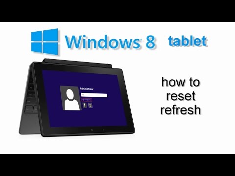How To Reset Windows 8 Windows 8 1 Tablet Any Model 5 Steps Instructables