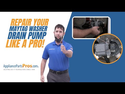 How To Replace A Maytag Washer Drain Pump WPW10276397