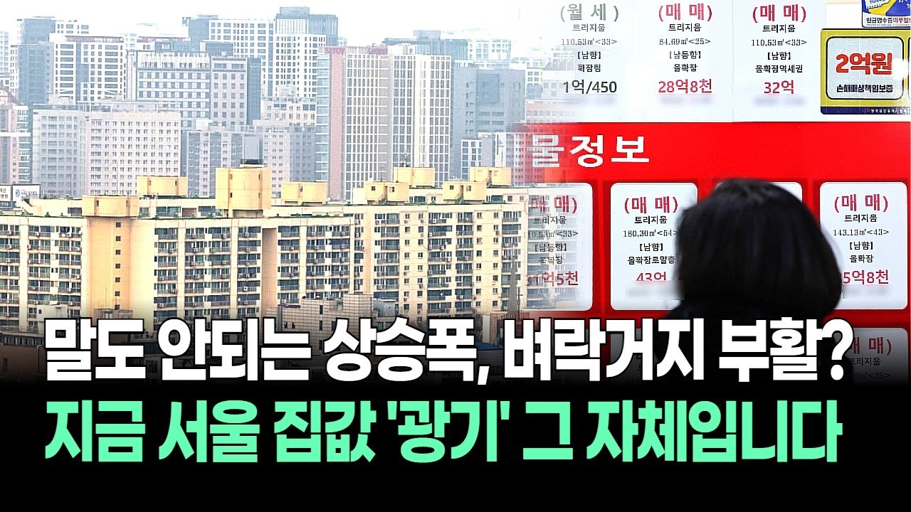 벼락거지의 부활? 13.5%라는 말도 안 되는 상승폭, 지금 서울 집값은 '광기' 그 자체입니다