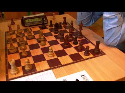 GM Evgeny Sveshnikov - FM Olev Schuls, rapid chess, Sicilian defence