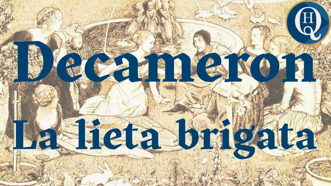 Letteratura italiana 19: Decameron, Introduzione alla I giornata (la "lieta brigata")