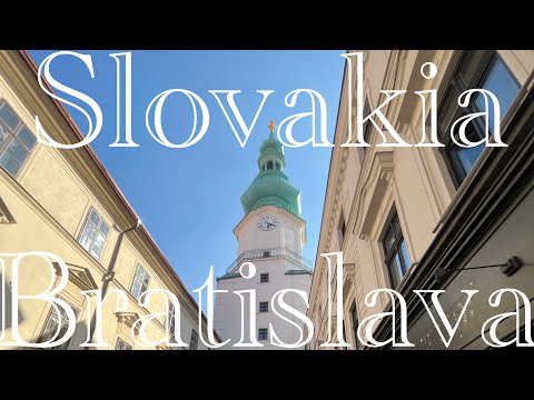 Eslováquia Bratislava / Eslováquia Bratislava vlog de turismo de 1 dia