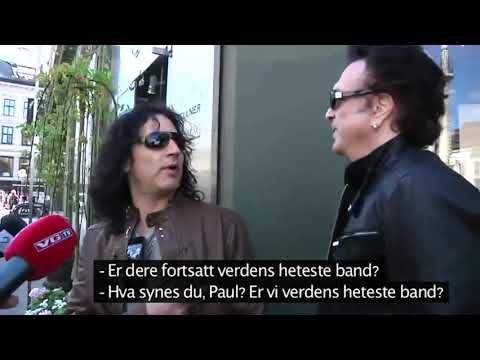 Paul Stanley and Eric Singer goes shopping in Oslo, Norway 2010