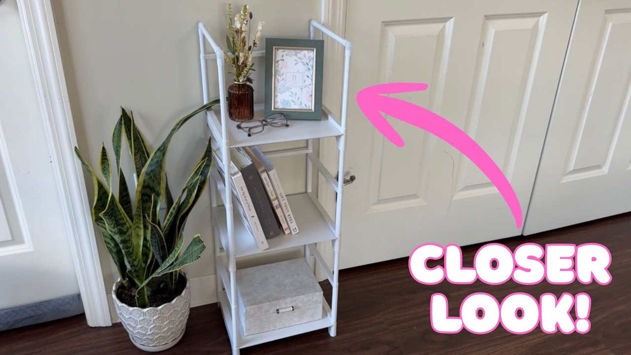 FIDUCIAL HOME 3 Tiers Small Bookshelf for Small Spaces White Mini Short Book Shelf Low Open Bookcase