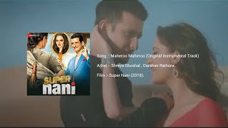 Download lagu Maheroo Maheroo (Original Instrumental Track) | Super Nani | Darshan Rathod , Shreya Ghoshal. mp3 Download lagu Maheroo Maheroo (Original Instrumental Track) | Super Nani | Darshan Rathod , Shreya Ghoshal. mp3
