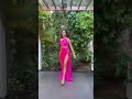 Kiara Advani In Pink Thigh Slit Dress