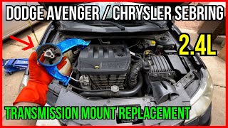 How to replace transmission mount on Chrysler Sebring , Dodge Avenger and Journey 2.4L engine
