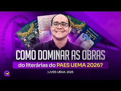 Obras literárias no PAES UEMA 2026 [LIVE 07]
