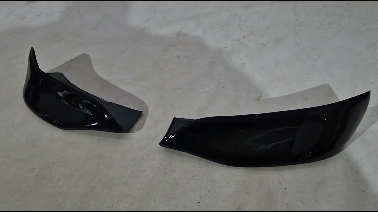 Передний сплиттер DPT (для M5, черный глянец) Video 1