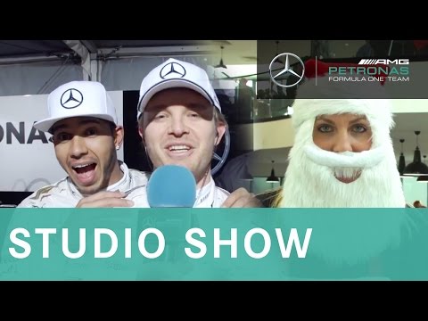 Thumbnail for Out-takes, 2015 F1 review & Stars & Cars! CHRISTMAS STUDIO SHOW by Mercedes-AMG, video, Car, vide