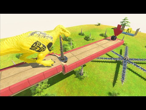 Trap Spike One Hit Kill who can pass??- Animal Revolt Battle Simulator