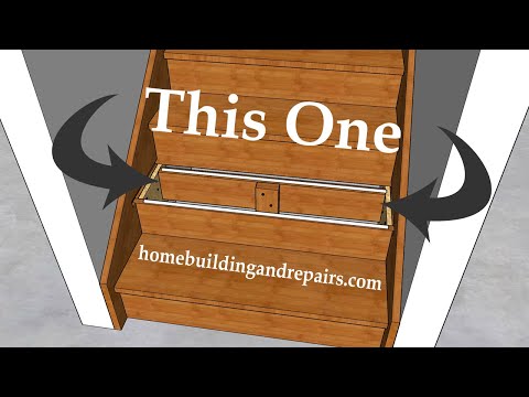 Stair Step Removal And Replacement Tutorial For Slotted, Dado or Housed Stringers