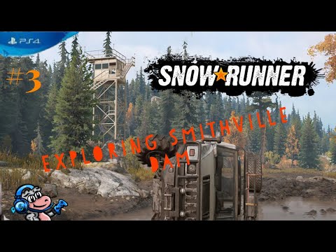 Snowrunner ps4. Ep3. Smithville dam explore