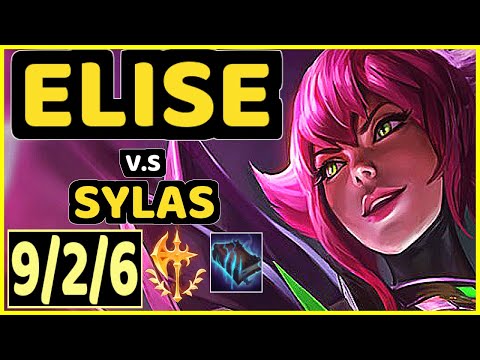 BGOB (ELISE) vs SYLAS - 9/2/6 KDA JUNGLE CHALLENGER GAMEPLAY - BR